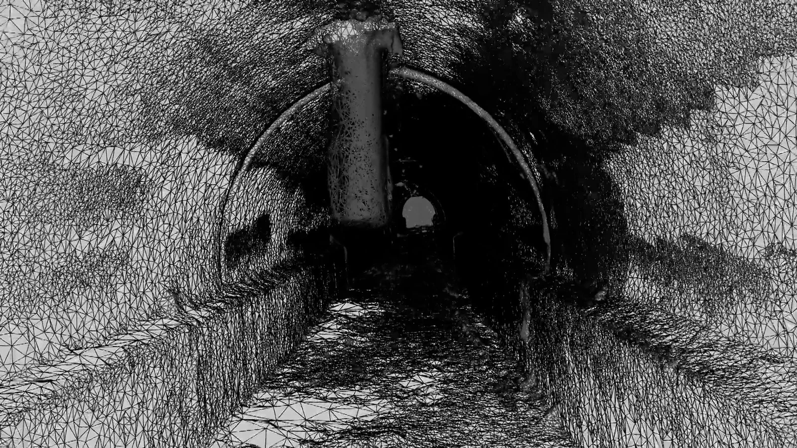 Polygonová síť tunelu